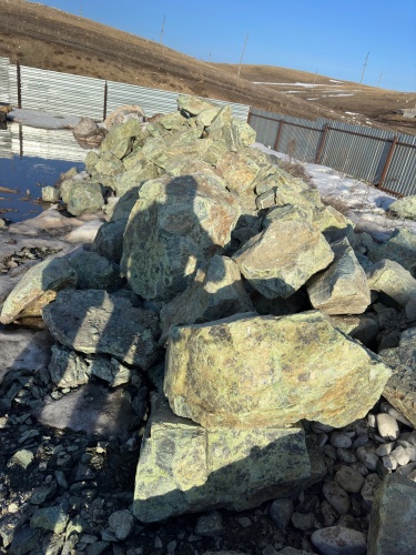 Камни для ландшафтного дизайна зелёные 10-60 килограмм купить в Нижней Салде