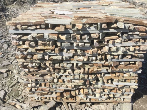 Горбушка златолит золотистый для облицовки купить в Нижней Салде