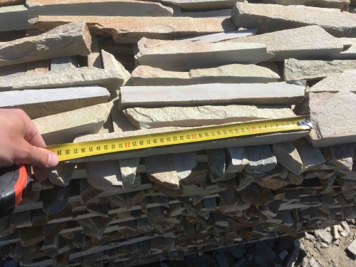 Горбушка златолит золотистый для облицовки купить в Нижней Салде